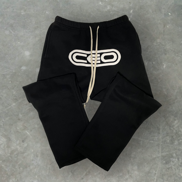 틴스튜디오,CEO Sweat Baggy Pants (Black)