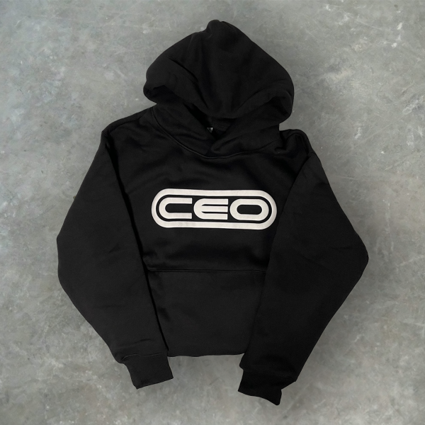 틴스튜디오,CEO Sweat Hoodie (Black)