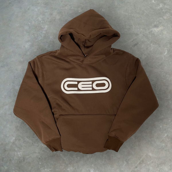 틴스튜디오,CEO Sweat Hoodie (Brown)