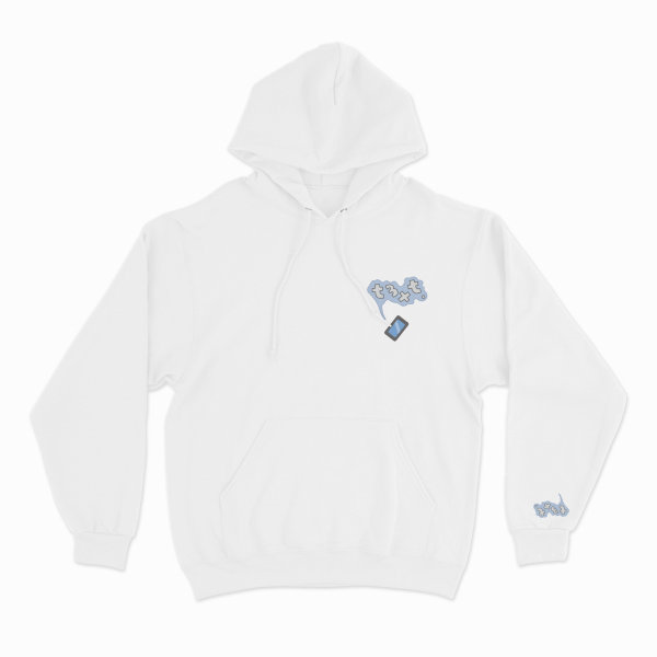 틴스튜디오,t3xt Logo Hoodie White