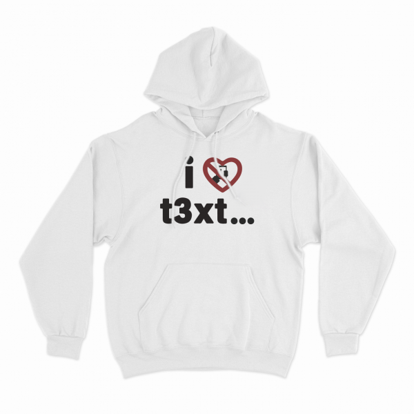 틴스튜디오,I ❤? t3xt… sweet Hoodie