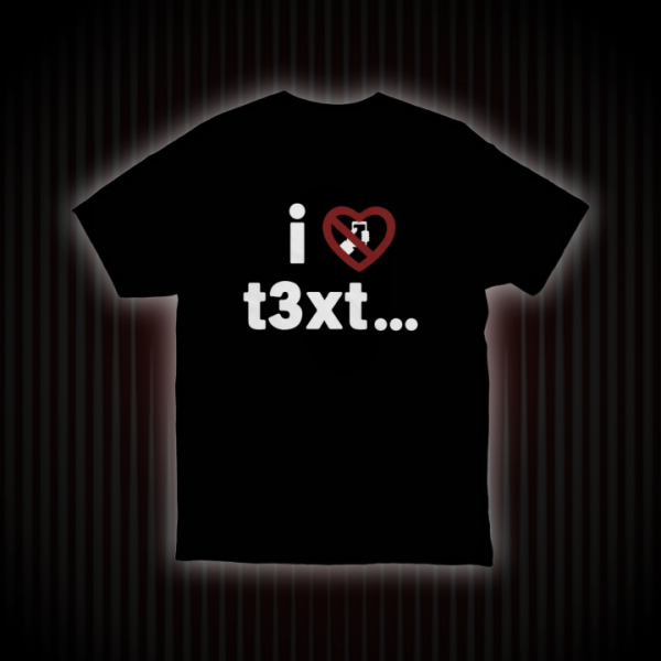 틴스튜디오,I ❤️? t3xt… T-shirts