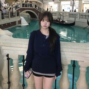 (UNISEX) keemy 레이어드 와플 티셔츠