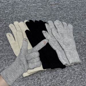 [당일발송] wooah Fingerhole Touch Knit Gloves