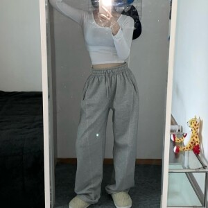 [당일발송] wooah Double Line String Sweat fluff Pants